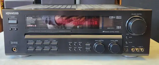 KENWOOD VR-6060 RECEIVER WITH REMOTE