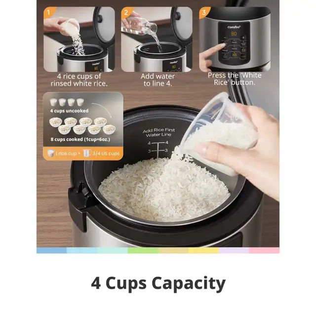 COMFEE Compact Rice Cooker Discount Price - Photo 4