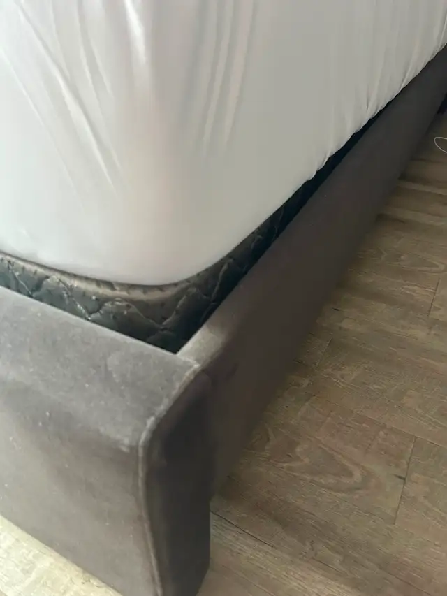 Queen Bed frame & Mattress - Photo 2