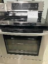 Cuisinière stainless vitrocéramique convection LG