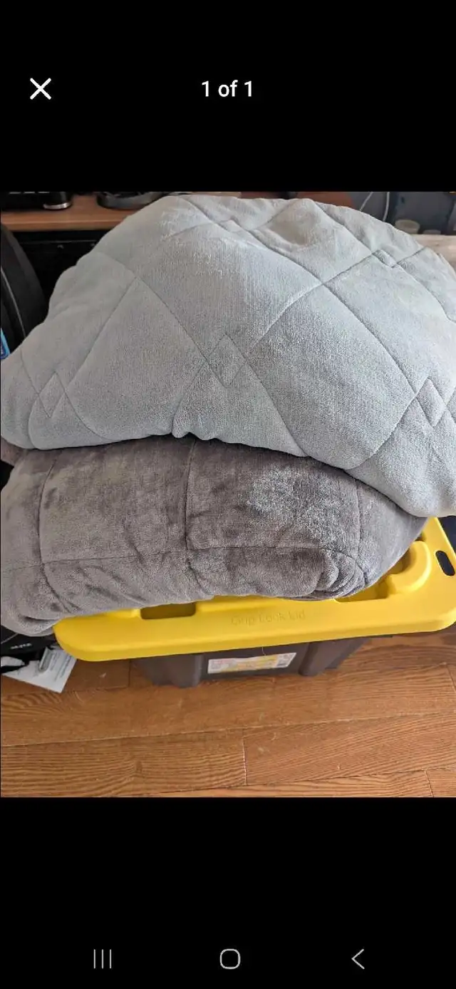 2 WEIGHTED BLANKETS