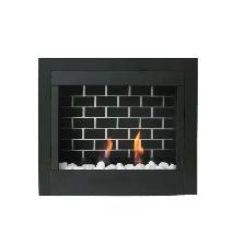 Fireplace Insert Decorative 23' Gel Fuel GF-23-BLK