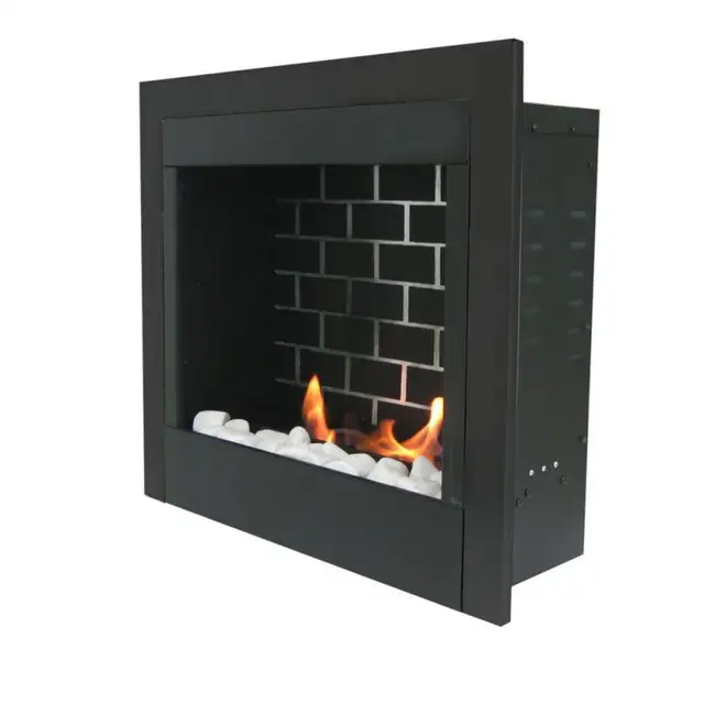 Fireplace Insert Decorative 23' Gel Fuel GF-23-BLK - Photo 3
