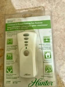 fan remote control $20