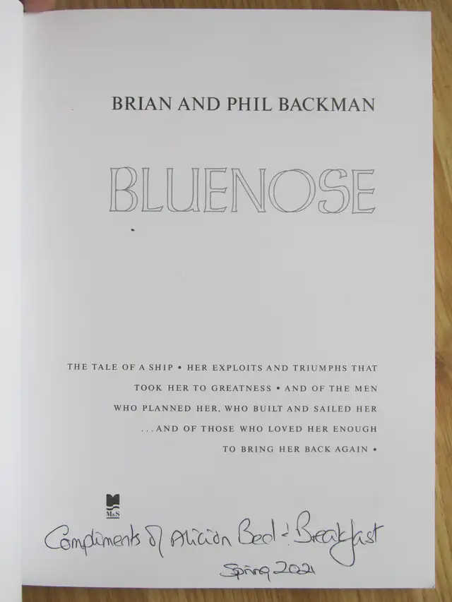 BLUENOSE by Brian & Phil Bachman - 1996 SC - Photo 3