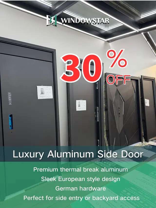 30% OFF Aluminum Entry Doors –CozyHome Mississauga!
