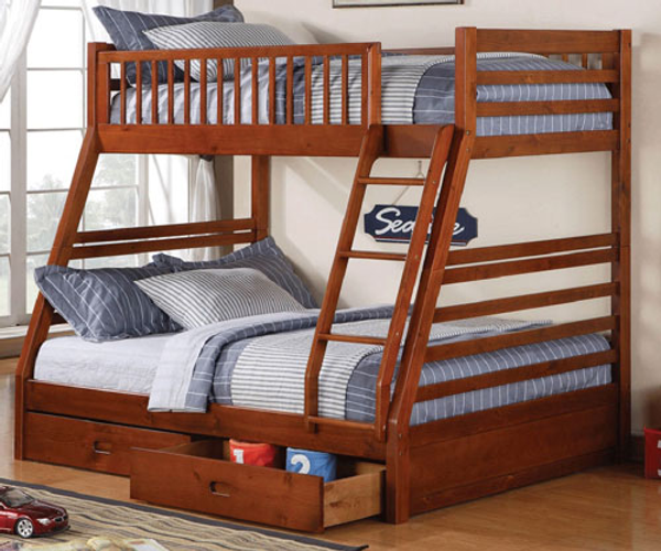 Twin over Double Bunk Bed with pull-out drawers - Photo 3