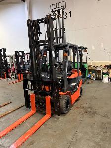 #282 toyota electric forklift capacity 5500lbs