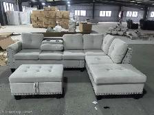 L shape (Brand New)  '3'4'5'6 seater sectional sofa couches Avai