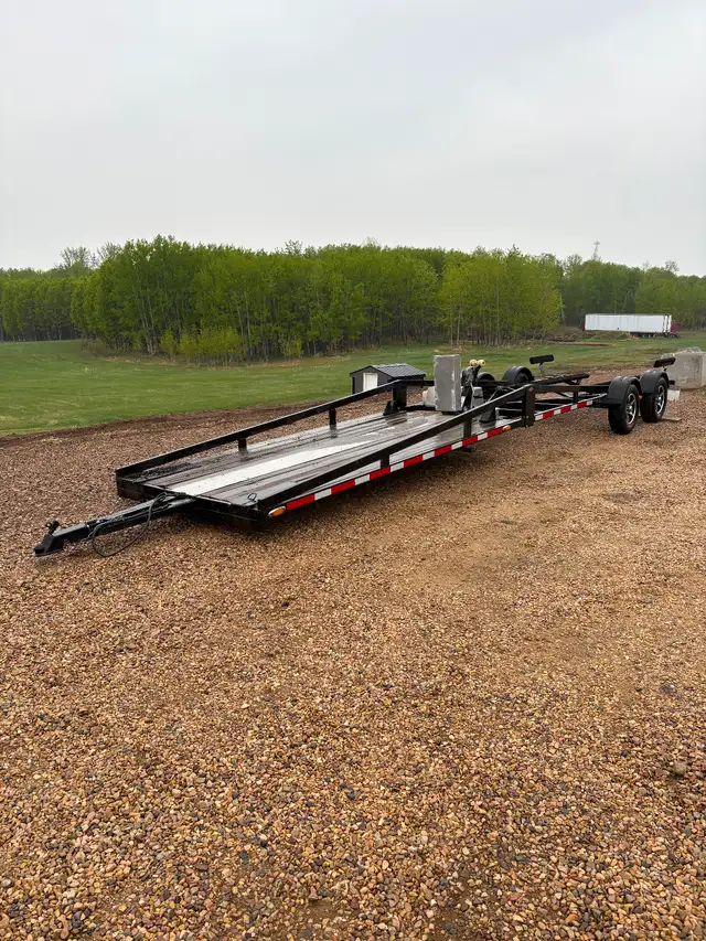 2013 Shorelander/Miswest 28ft Dual Purpose Boat/Quad Trailer