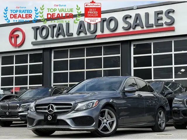 2017 Mercedes-Benz C-Class 300 //AMG PKG | BURMESTER | PANO | LO