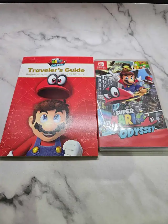 Mario Odyssey Switch With Travellers Guide