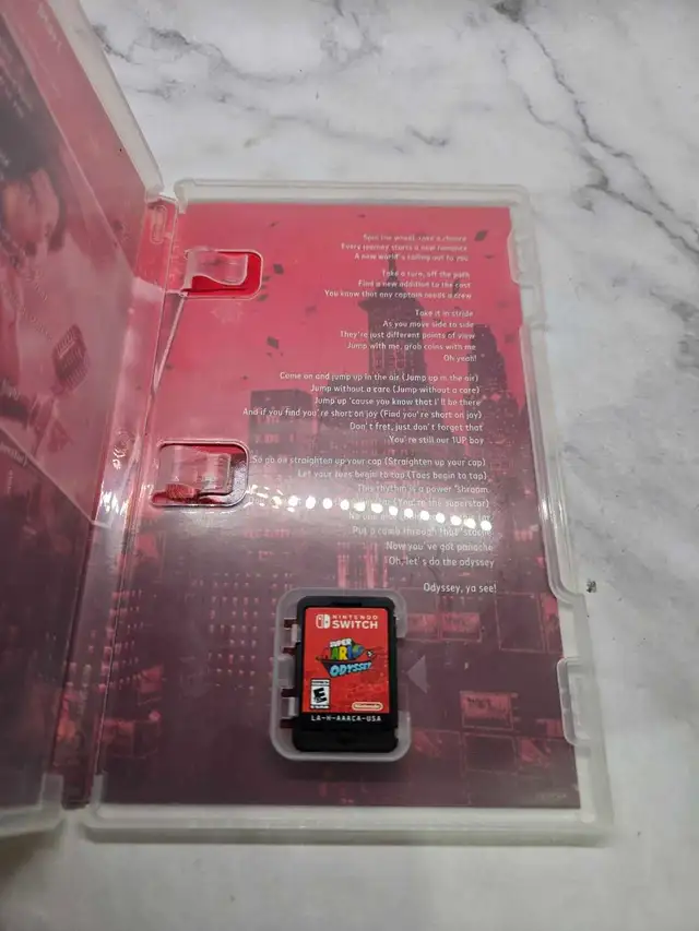 Mario Odyssey Switch With Travellers Guide - Photo 2