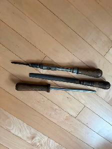 Vintage Ratcheting Screwdriver ,Knife Sharpener, File - Photo 5