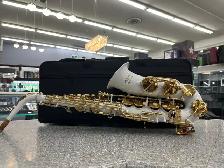 Glory White Laquer E Flat Alto Saxophone