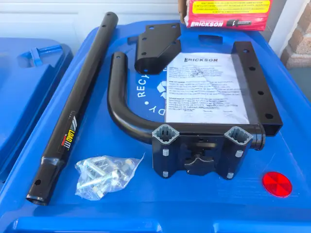 Erickson 2 Bicycle Hitch Mount Carrier 80lbs. Heavy Metal Design - Photo 5