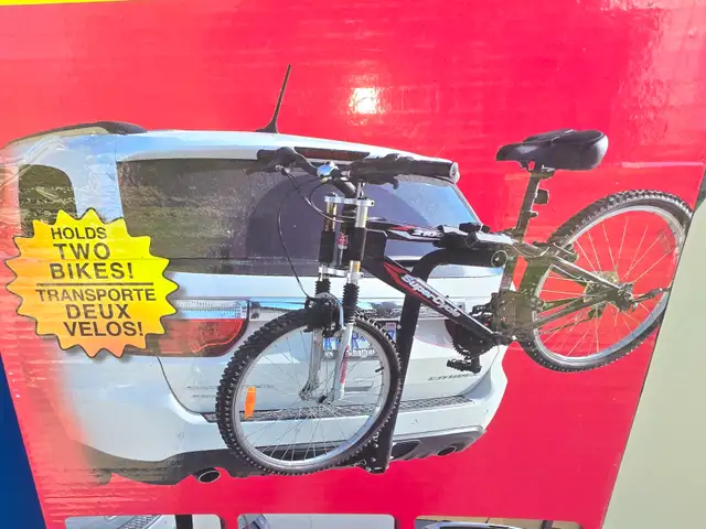 Erickson 2 Bicycle Hitch Mount Carrier 80lbs. Heavy Metal Design - Photo 8