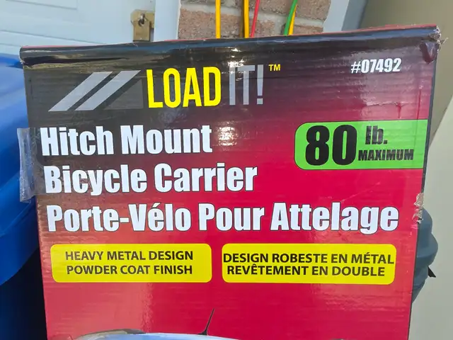 Erickson 2 Bicycle Hitch Mount Carrier 80lbs. Heavy Metal Design - Photo 9