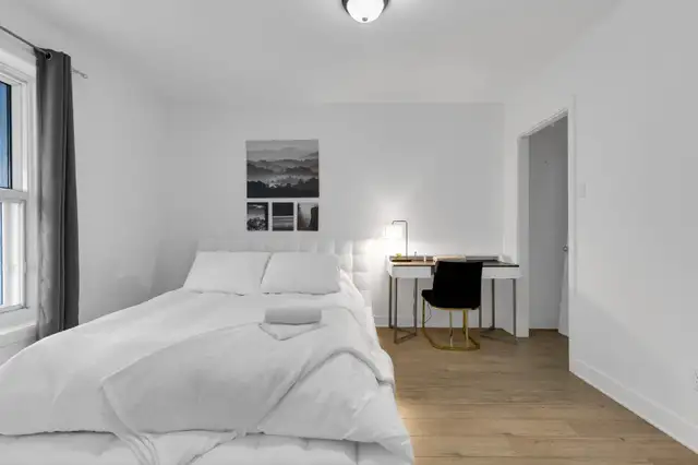 Bright Furnished Room – Steps to Metro – $850 – Short-Term Now