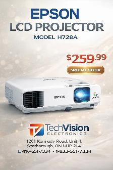 EPSON LCD PROJECTOR MODEL H728A