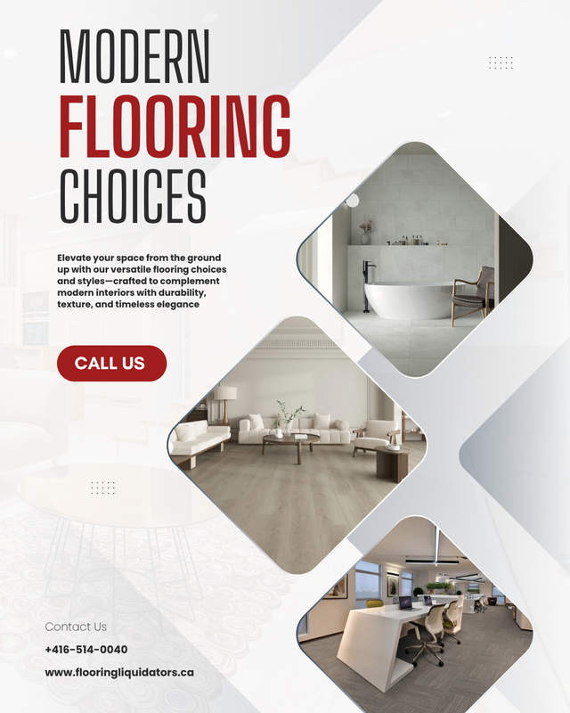 ✨ Modern Flooring Choices for Every Space! ✨