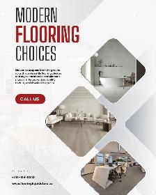 ✨ Modern Flooring Choices for Every Space! ✨