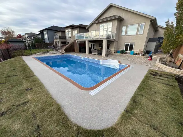 swimming pool installation