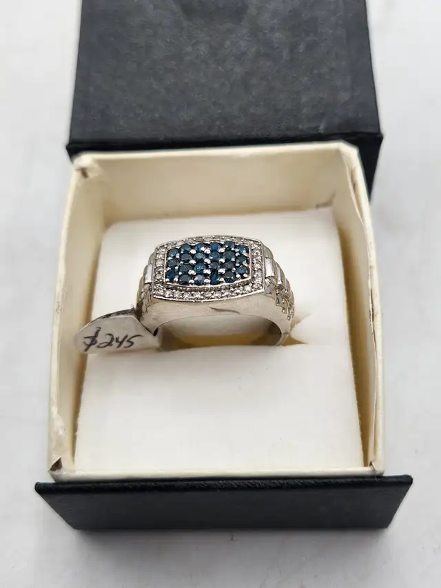 .925 Silver Rings: Diamonds, Topaz, Moonstone... - Photo 2