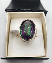 .925 Silver Rings: Diamonds, Topaz, Moonstone... - Photo 5