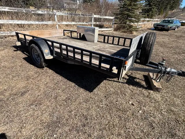 flat deck ATV trailer