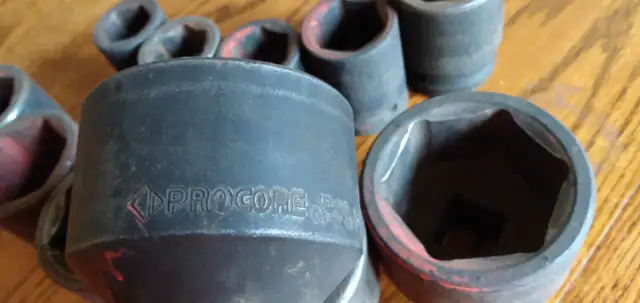 Procore impact sockets $125 OBO - Photo 2