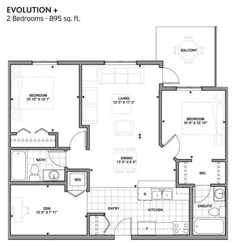 2-Bed 2-Bath Den Condo in Rutherford with Excellent Floor Plan