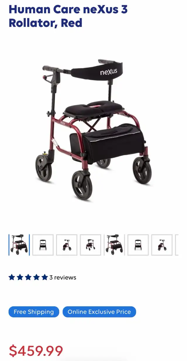 Walker. Nexus 3 mobility walker.