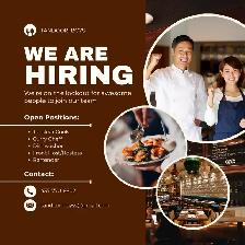 Full Time Job Available for A Line Cook in Indian Restaurant