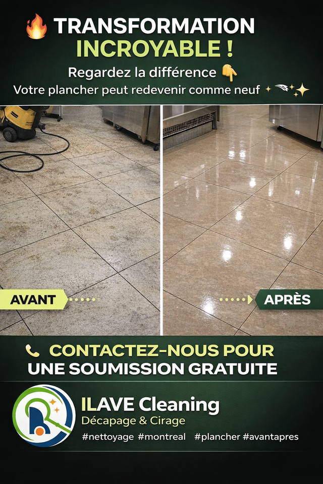 Decapage et cirage des planchers