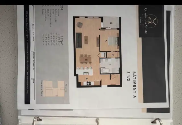 31/2 à louer - Photo 2