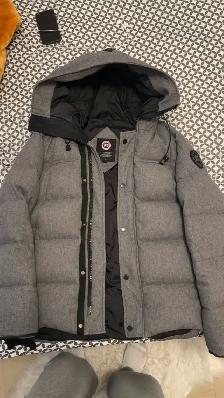Canada Goose MacMillan Wool Parka (Grey/Large)
