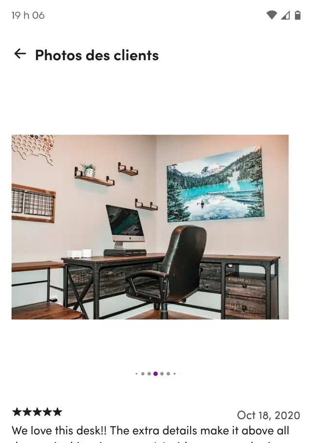 Bureau en L Style Farm House