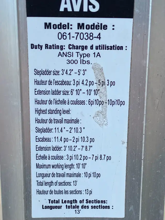 Mastercraft Grade 1A Aluminum Multi-Task Ladder, 13-ft, 300-lb - Photo 3