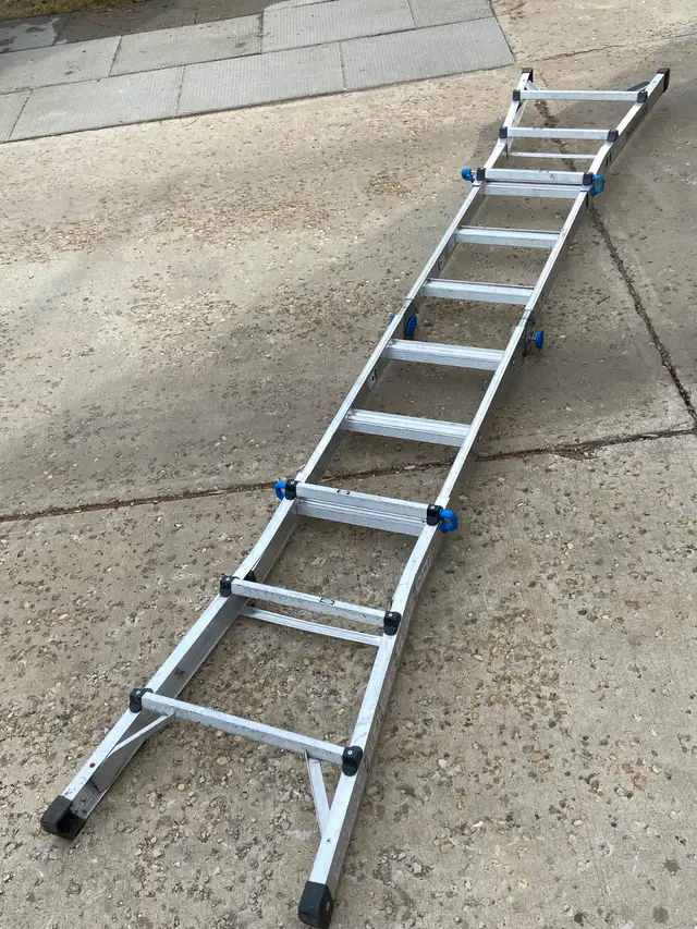 Mastercraft Grade 1A Aluminum Multi-Task Ladder, 13-ft, 300-lb - Photo 7