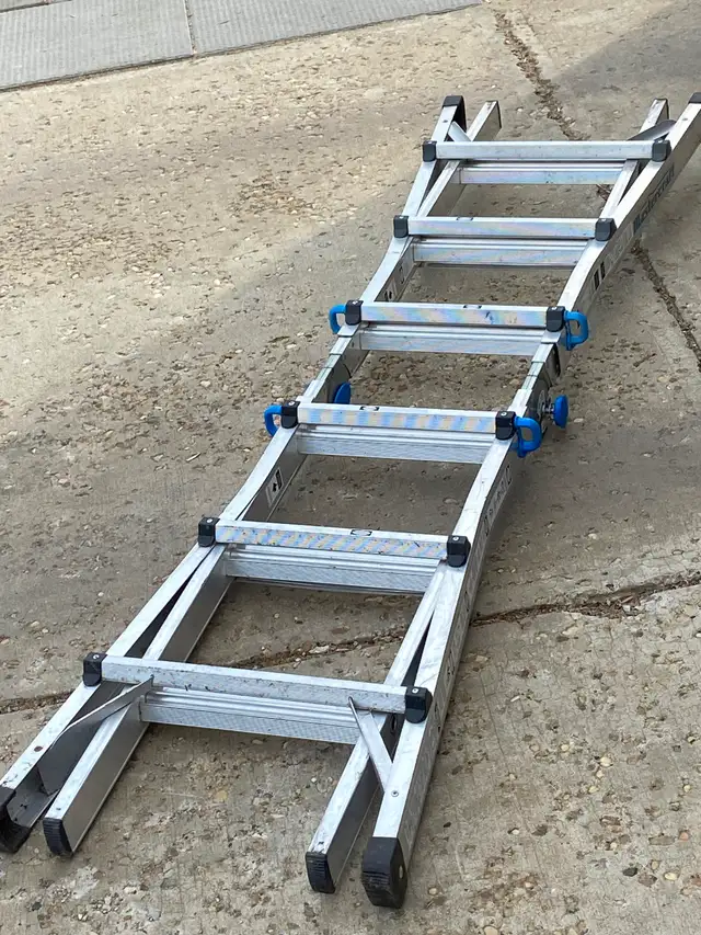 Mastercraft Grade 1A Aluminum Multi-Task Ladder, 13-ft, 300-lb - Photo 8