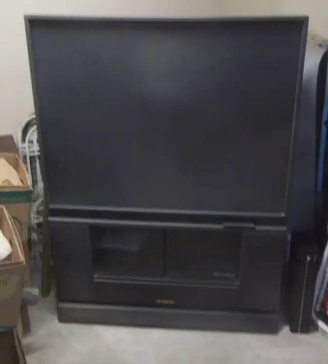 Free big screen 50 inch rear projection television