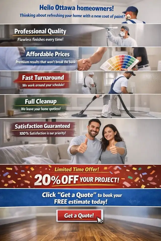 Painting Services in Ottawa- Limited OFFER 20%OFF