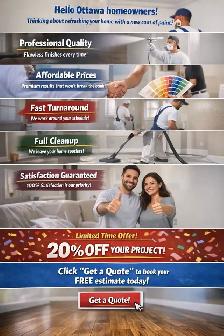 Painting Services in Ottawa- Limited OFFER 20%OFF