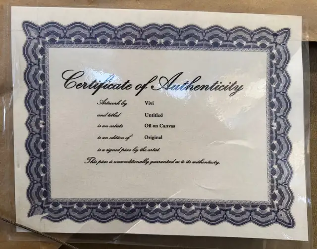 Original Framed Artwork By Vivi - Photo 2