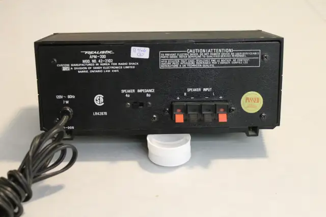 Realistic APM- 200 Analog Stereo Audio Power Meter - Photo 3