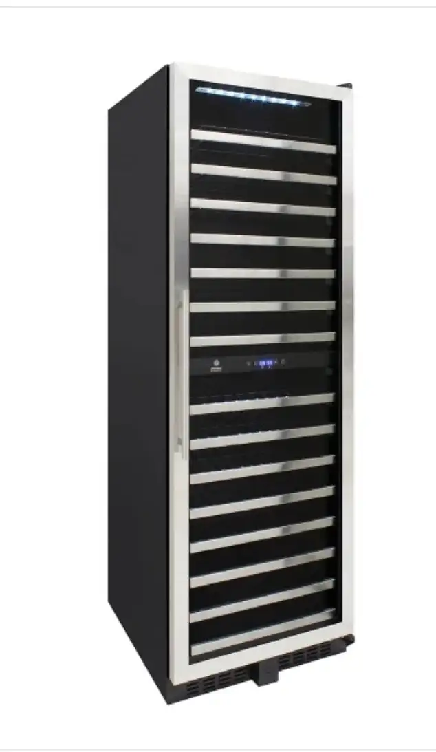 155-Bottle Dual-Zone Wine Cooler