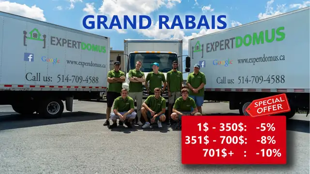 35 $/h Tel: 514-709-4588  déménagement local  &  longue distance