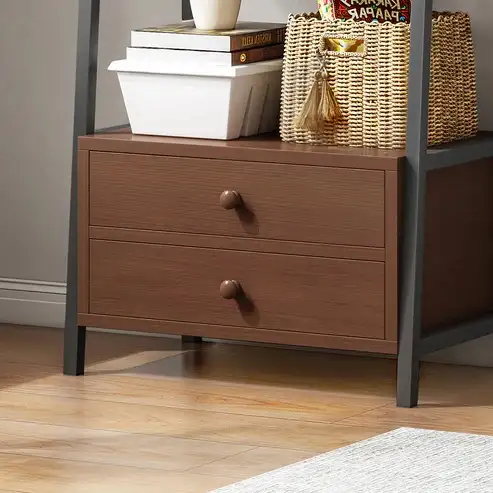 Brand New 5-Tier Metal Book Shelf with 2-Drawer Special $79 - Photo 3