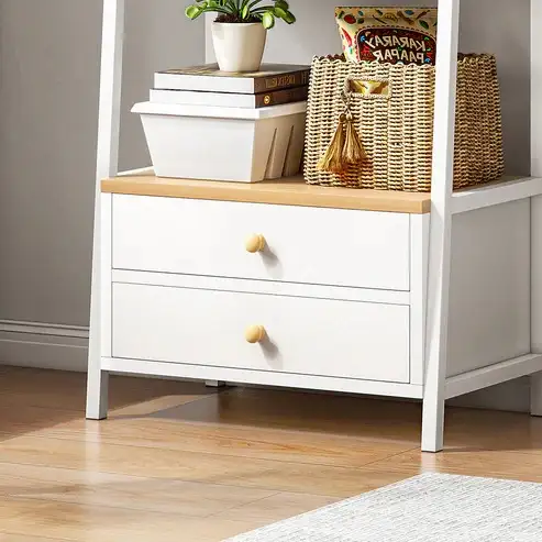 Brand New 5-Tier Metal Book Shelf with 2-Drawer Special $79 - Photo 7